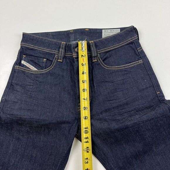 Diesel Mens Blue Denim Larkee Relaxed 0R8J4 Comfort Straight Jeans 26x30 $178 - Picture 6 of 12